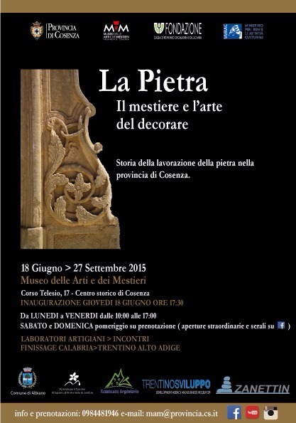 Read more about the article Al MAM di Cosenza mostra sulla Pietra e l’Arte del decorare