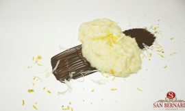 Il Salato e il Dolce: Vialone nano, agrumi, parmigiano e fondente di cioccolato